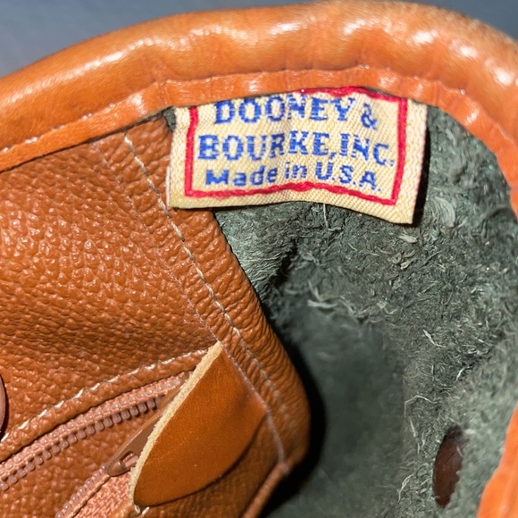 Dooney & Bourke Vintage Spectator Bag in Fir Green and Tan Leather - Picture 13 of 17